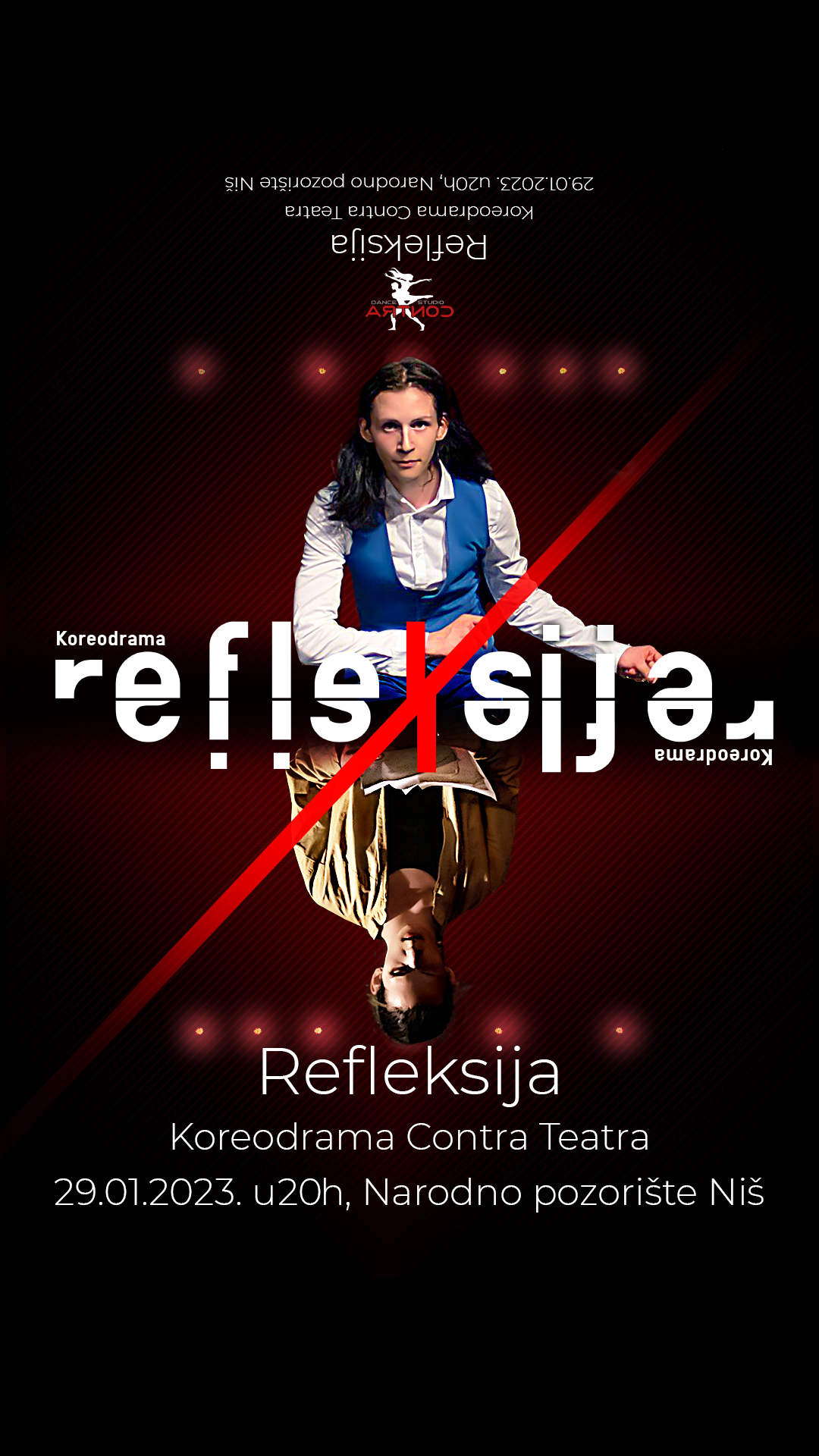 Vertical story design for Refleksija